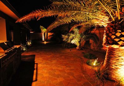 Patio with grill