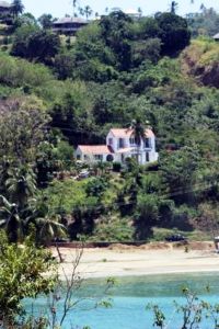 Sunset Reef Villa viewed from the Sea