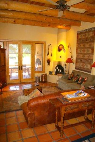 Living Area with Fireplace