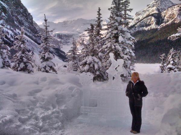 Magical Lake Louise at Christmas