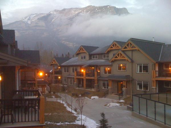 Views of Resort and Sunset from Deck