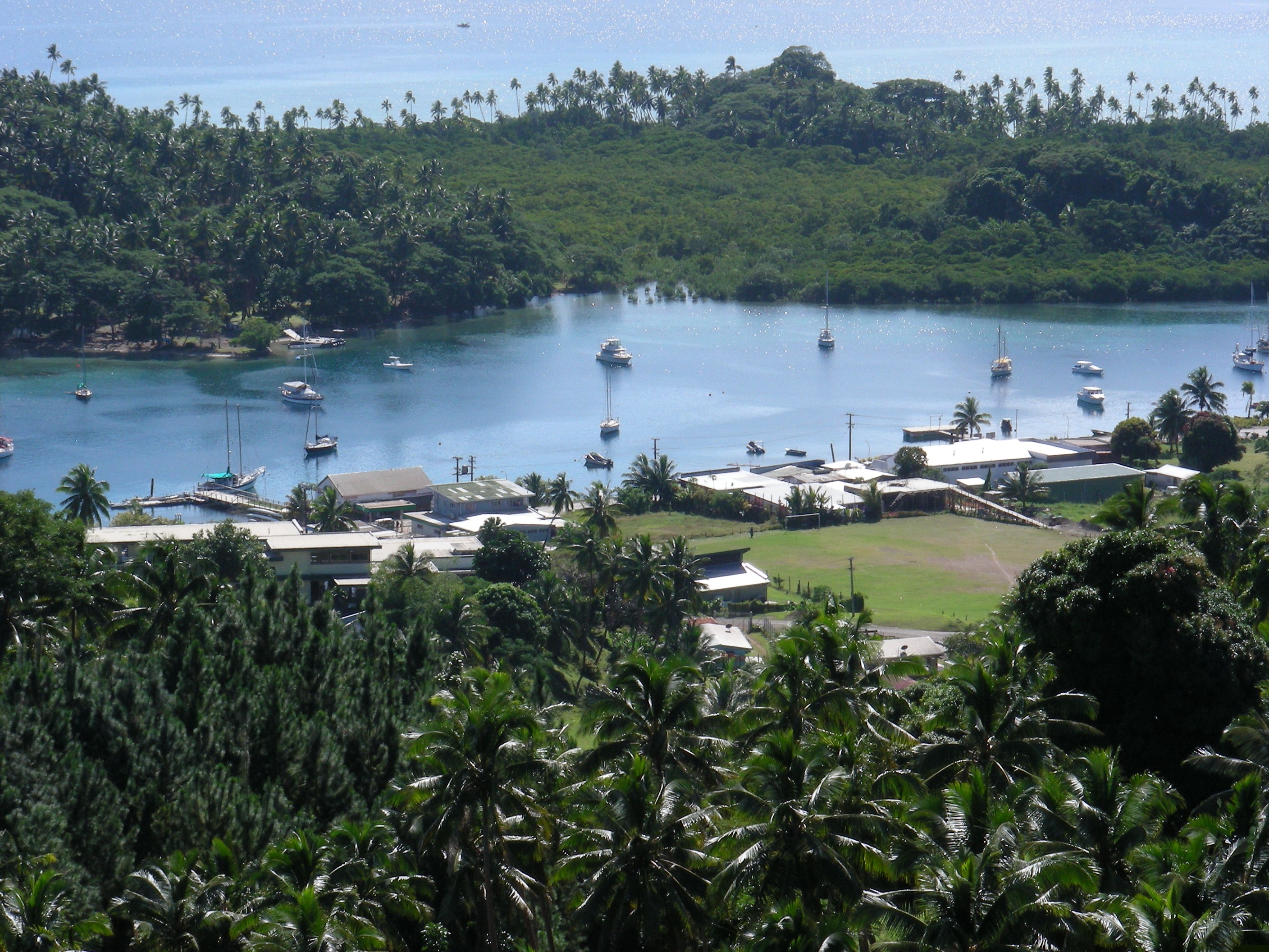 Savusavu town and harbor