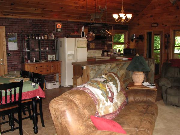 the Kitchen from the Master Bedroom door