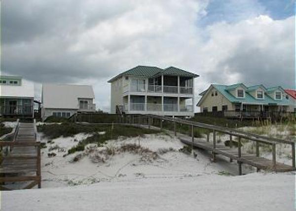 View of Miss B Haven from the Beach 