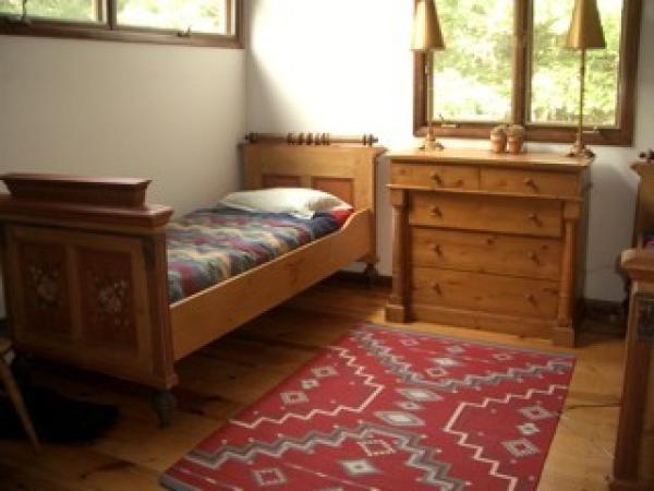 Upstairs twin beds