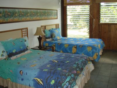 Downstairs bedroom, Pualani, Kapoho, Hawaii