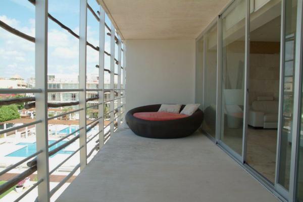 The terrace