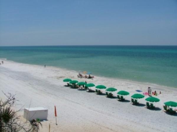 Sugar white sand and emerald waters