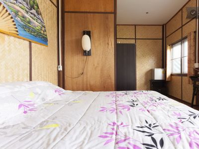 Classic bamboo decorated room