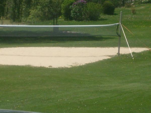 Outdoor sand volleyball