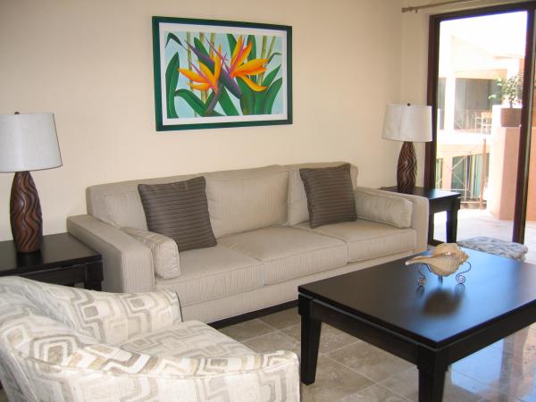 Living Room with Ocean Front