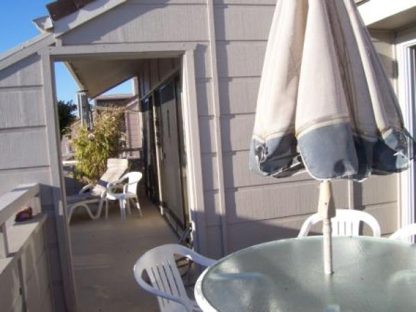 Large deck with ocean views