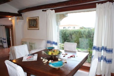 Villa Brigantina dining area