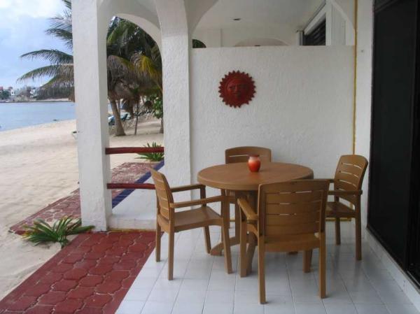 Beachfront, ground floor terrace
