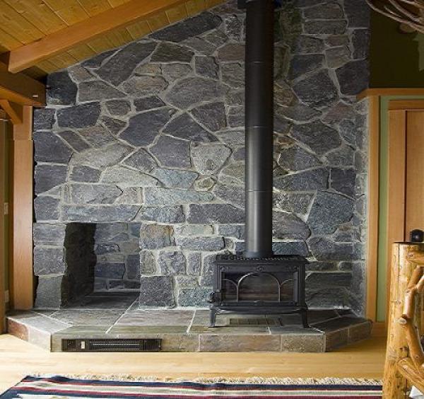 Interior - BR2 Wood Stove 0906