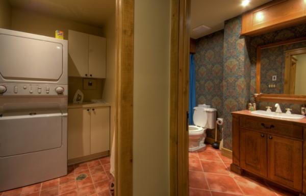 Bathroom Beside Laundry Room