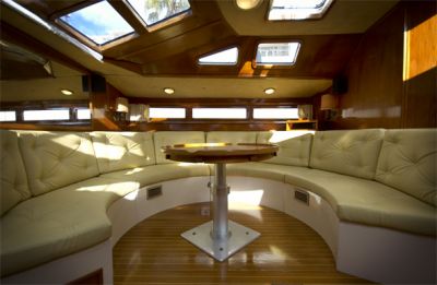 Yacht saloon