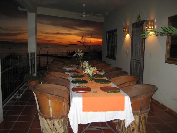Dinner on the patio