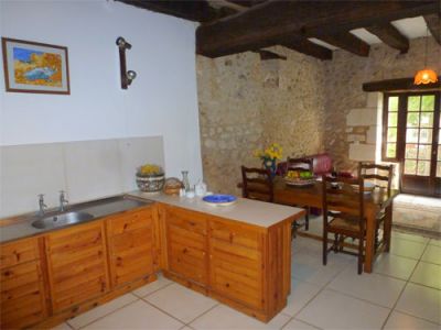 Kitchen and dining area