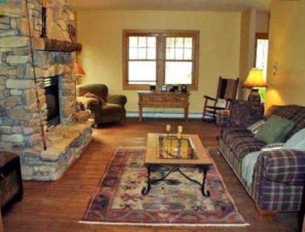 Living Room with Fireplace