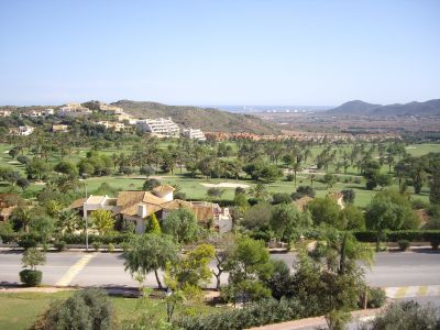 La Manga Club Resort Golf Course, hills and sea