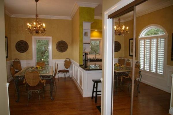 Dining Table with kitchen