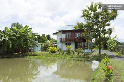 View from the talapia fish pond