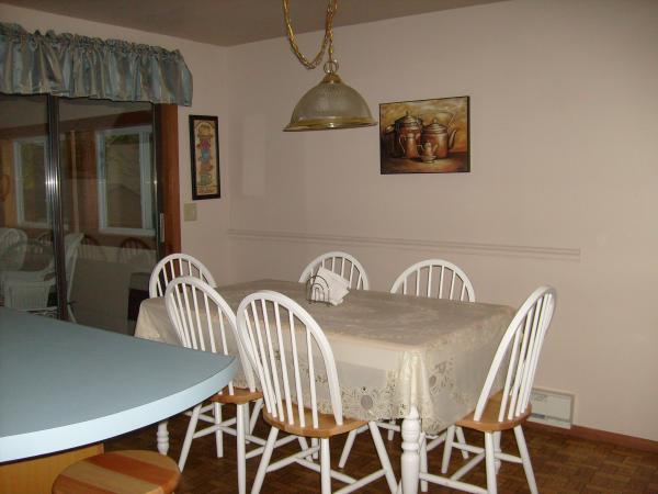 Dining Room area overlooking the 4 season porch.