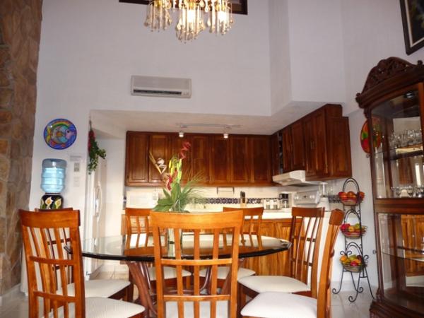 Dining room Table and Kitchen