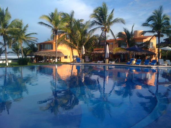 Pool View in Evening