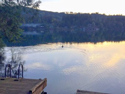 View of the Silver lake from dock