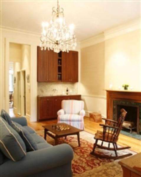 Another View of Living Room With Fireplace