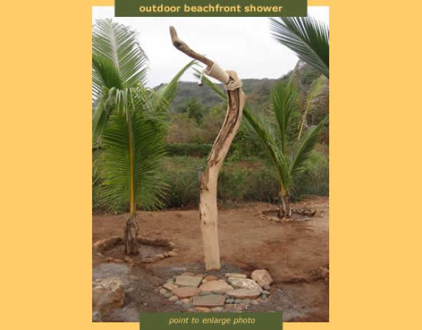 Outdoor Beachfront Shower