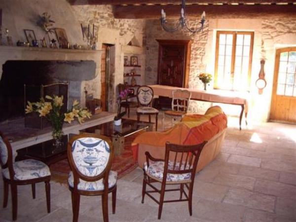 Living Area with Fireplace