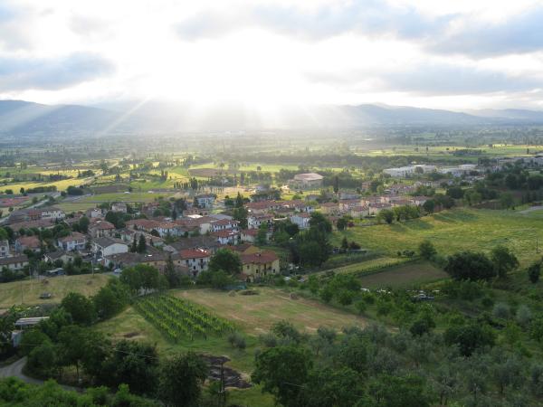 Anghiari: Dawn View of Tiber Valley