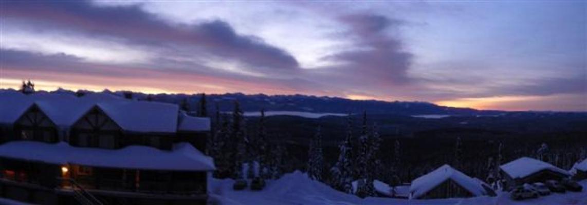 Spectacular view from the hot tub