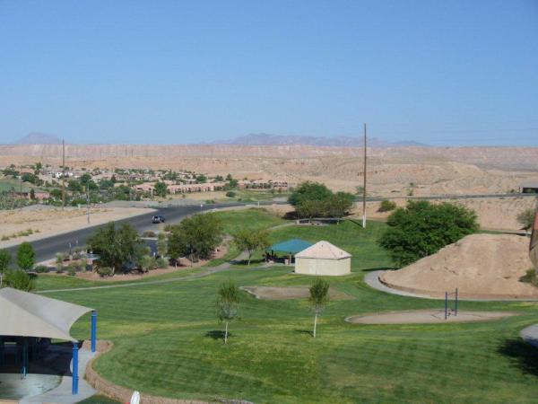 Our unit looks down to a beautiful city park