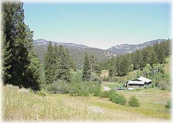 And from up above the home, looking down to cabin