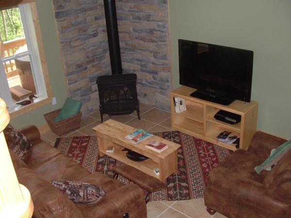Great Room with Wood Burning Stove 