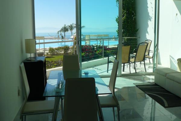 Kitchen and Living room views