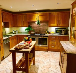 lovely kitchen for preparing wonderful shared meals