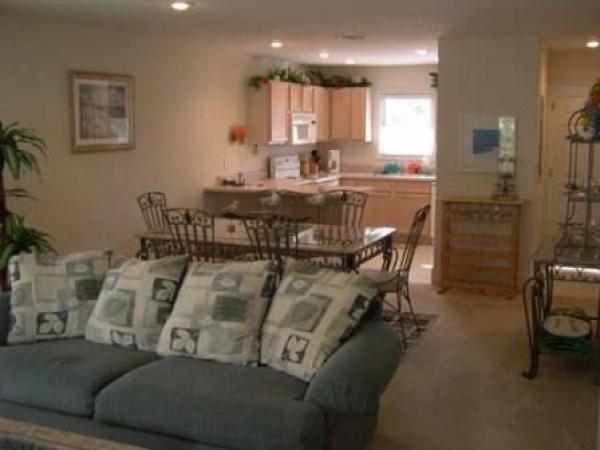 Dolphins Dance living room, dining room, kitchen