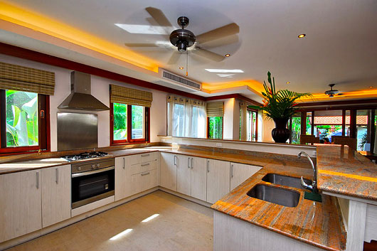 Thailand, Pattaya, Vacation Villa kitchen