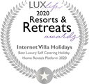 Internet Villa Holidays Resorts & Retreats Award